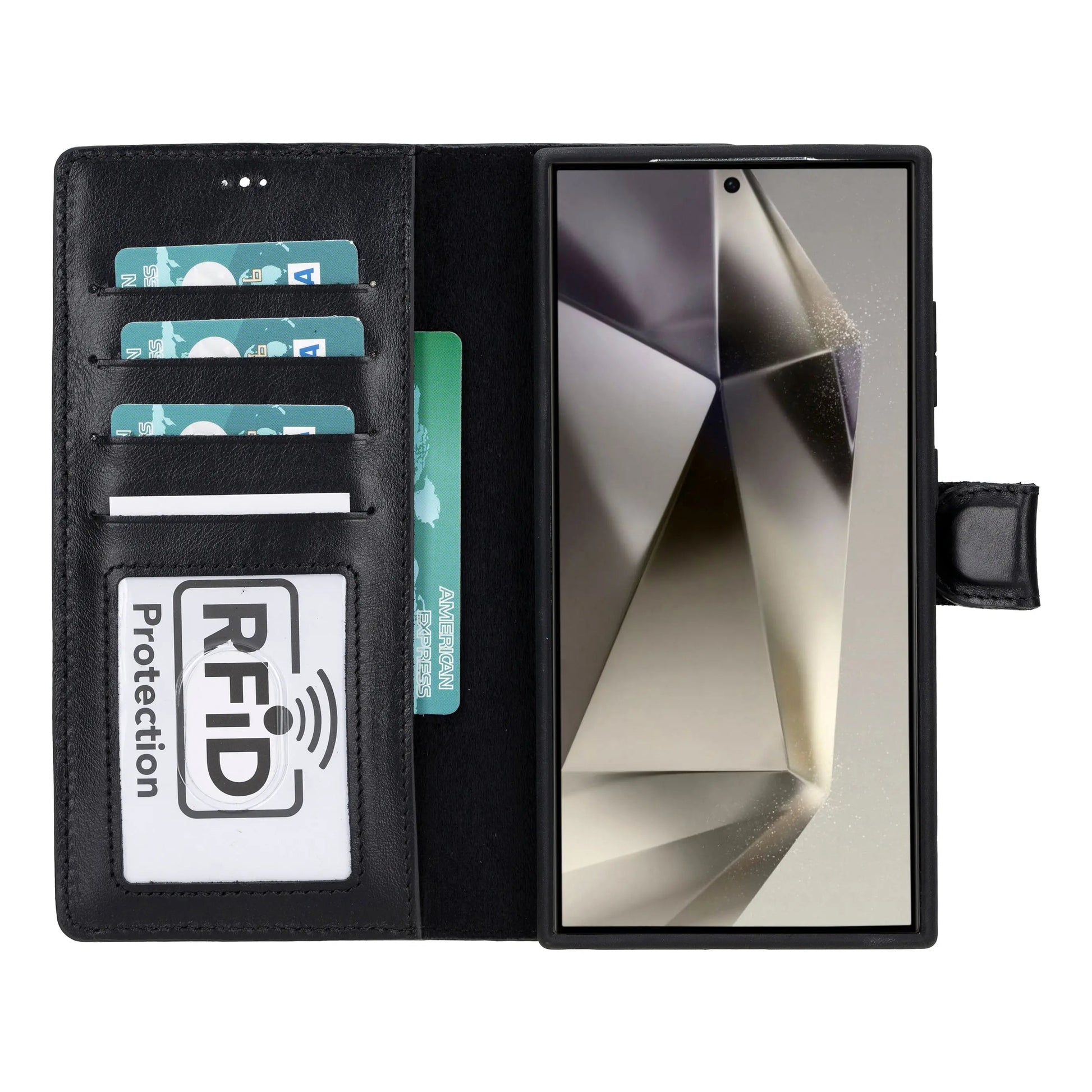 Samsung Galaxy S24 Plus Leather Wallet Case Detachable RFID – Magic Mizuri Leather