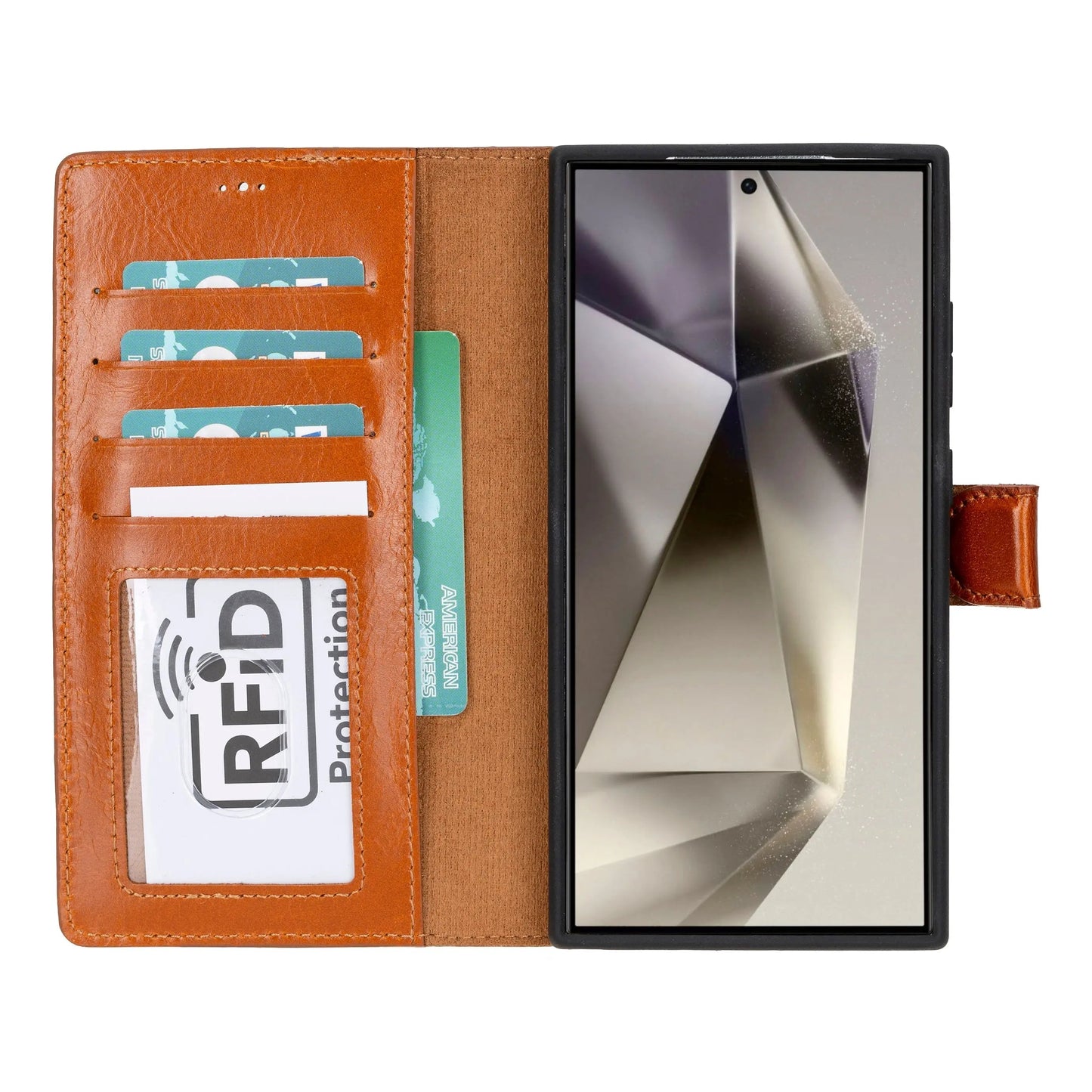 Samsung Galaxy S24 Leather Wallet Case Detachable RFID – Magic Mizuri Leather