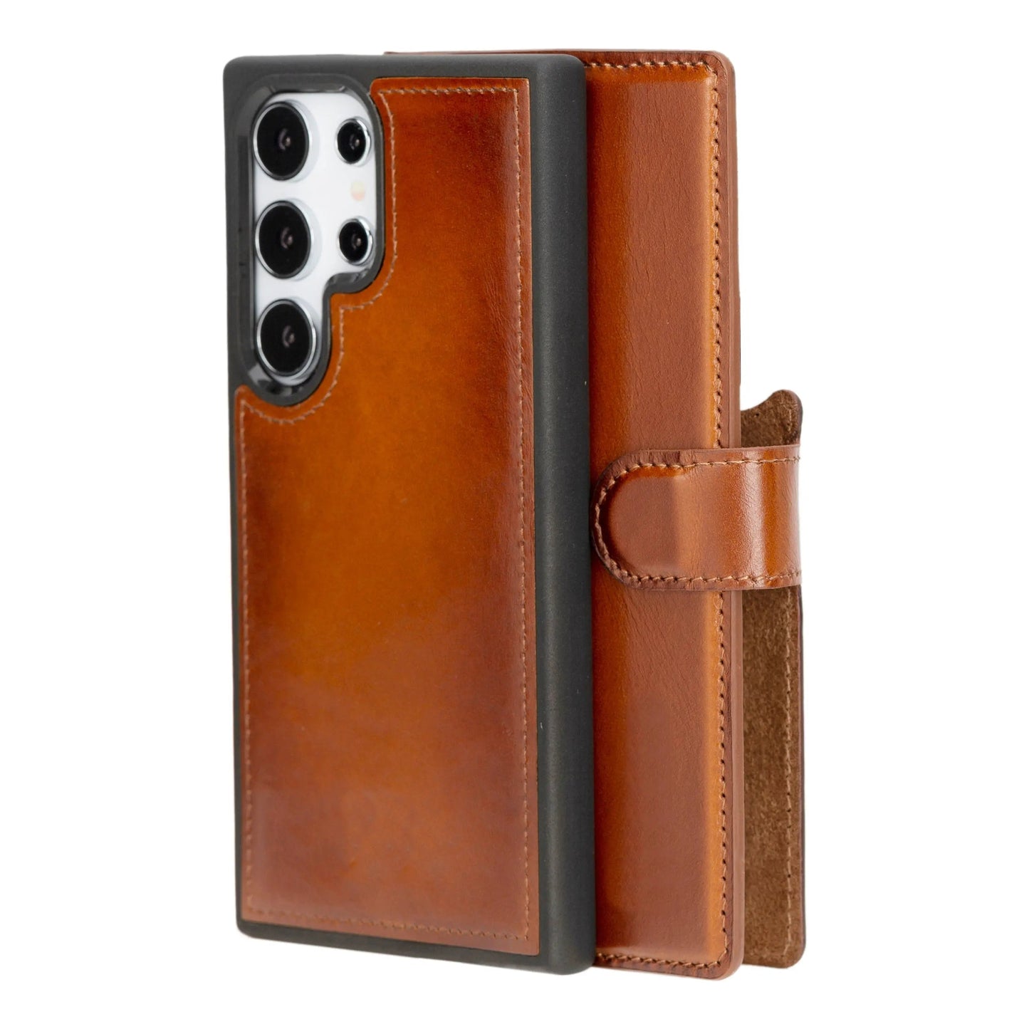 Samsung Galaxy S24 Plus Leather Wallet Case Detachable RFID – Magic Mizuri Leather