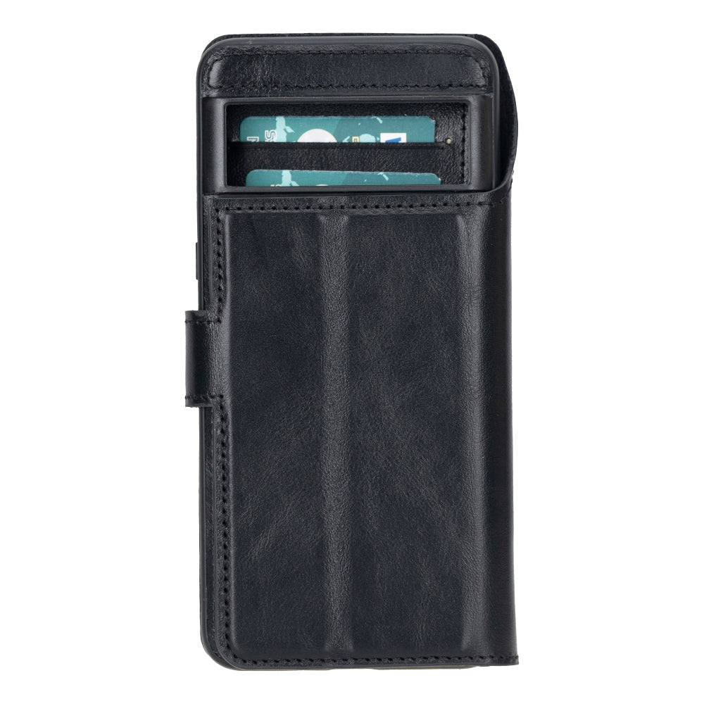 Google Pixel 8 Pro Leather Wallet Case Detachable RFID – Magic Mizuri Leather