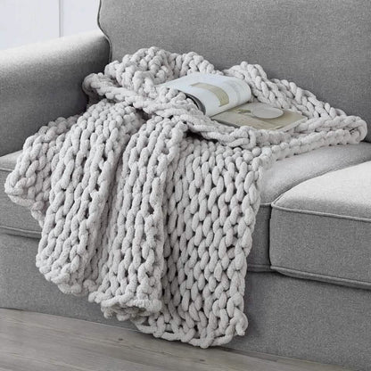 50" X 60" Kathy Ireland Chunky Chenille Plush Throw DailySale