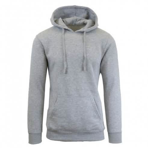 Heavy Fleece Lined Hoodie Sweatshirt - Gray DailySale