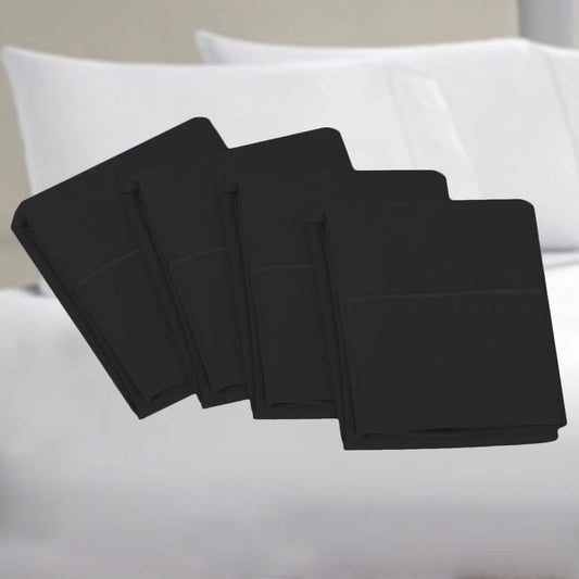 4-Piece Set: Bamboo Premium Ultra Soft Pillow Case - Assorted Sizes DailySale