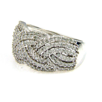 Natural 1.00ct Diamond Ring 10KT White Gold Bids.com