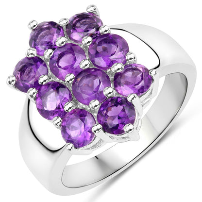 6.80 Carat Genuine Amethyst .925 Sterling Silver 3 Piece Jewelry Set (Ring, Earrings, and Pendant w/ Chain) Bids.com