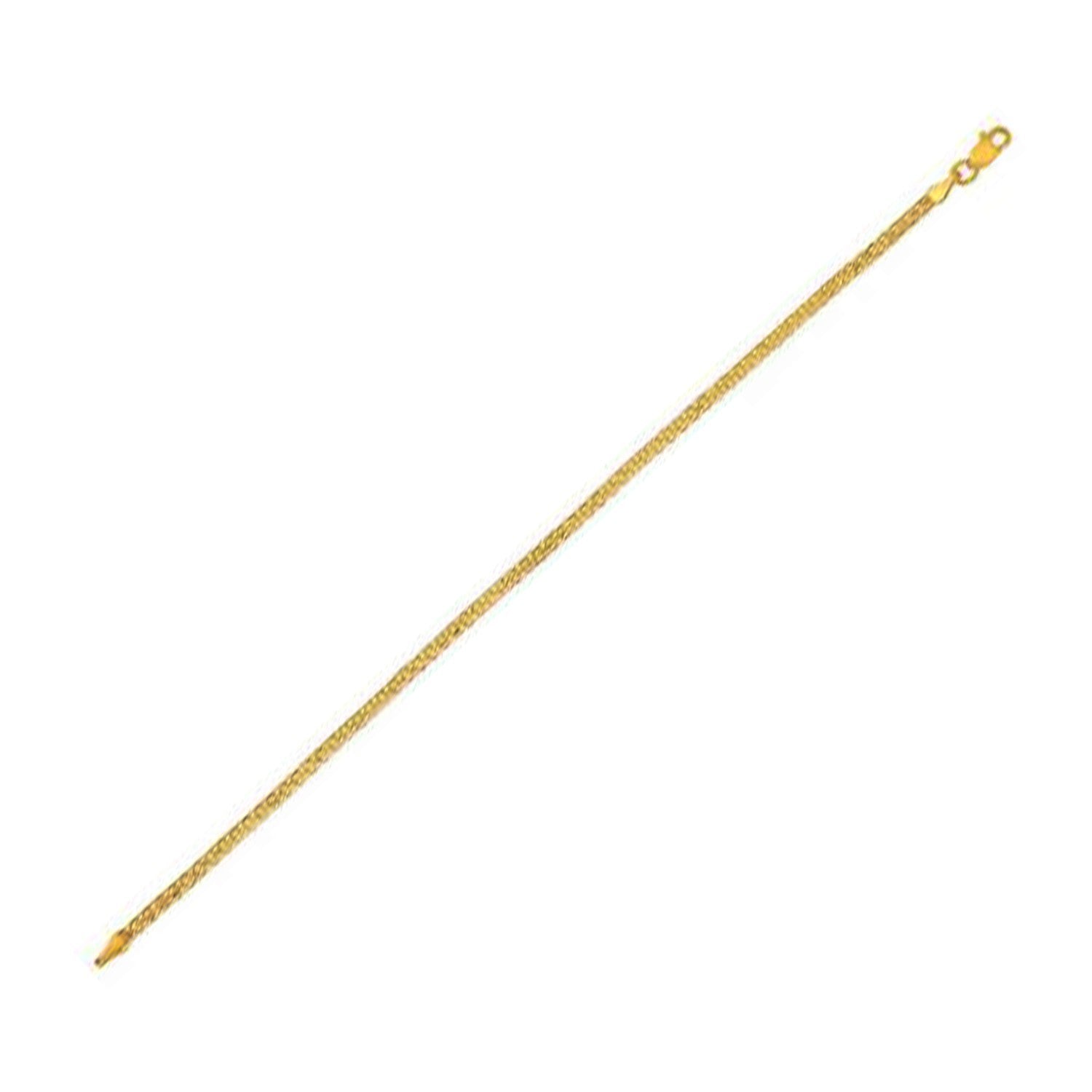 14k Yellow Gold Bismark Chain (2.50 mm) Bids.com
