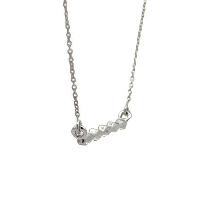 Genuine .05ct Diamond Fashion Pendants 14KT White Gold Bids.com