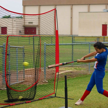 7x7ft Training Net with Bow Frame Carrying Bag for Solo Team Training DailySale