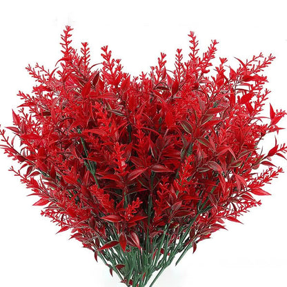 8 Bundles Artificial Lavender Plastic Flower Decorations DailySale
