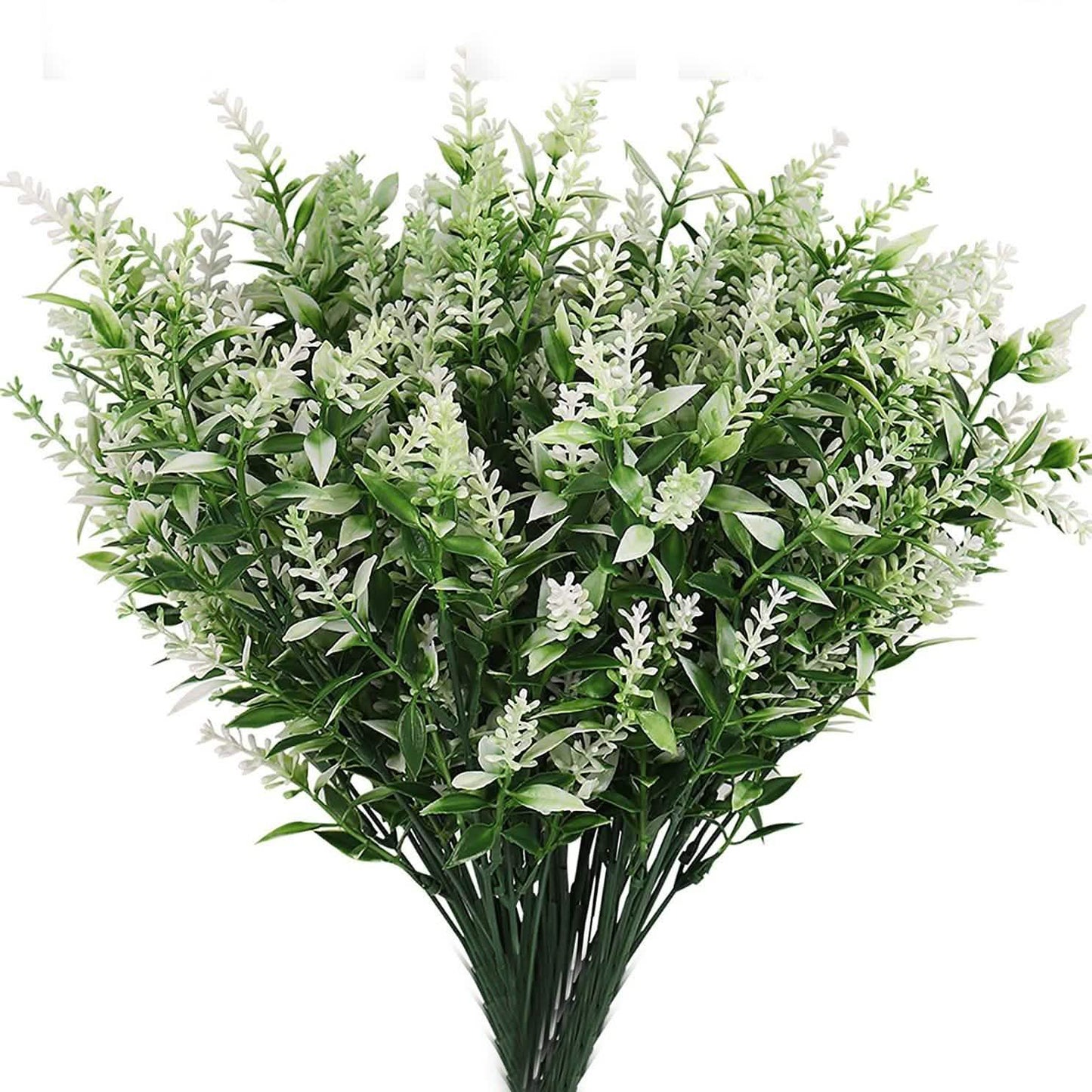 8 Bundles Artificial Lavender Plastic Flower Decorations DailySale