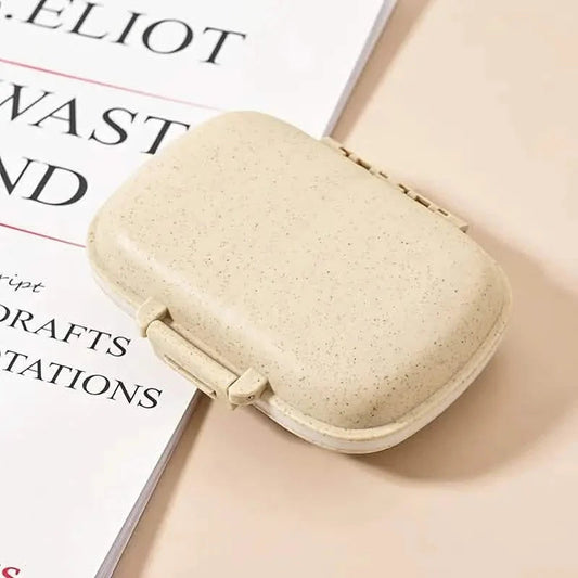 8-Compartment Weekly Medicine Travel Pill Organizer Storage Box DailySale