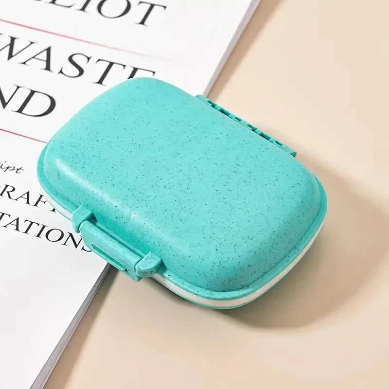 8-Compartment Weekly Medicine Travel Pill Organizer Storage Box DailySale