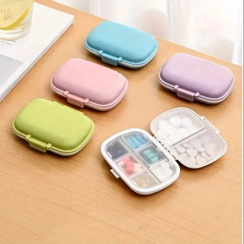 8-Compartment Weekly Medicine Travel Pill Organizer Storage Box DailySale
