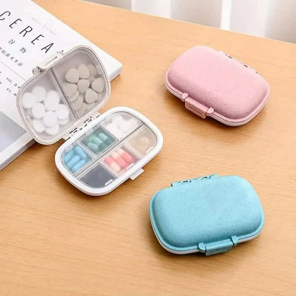 8-Compartment Weekly Medicine Travel Pill Organizer Storage Box DailySale