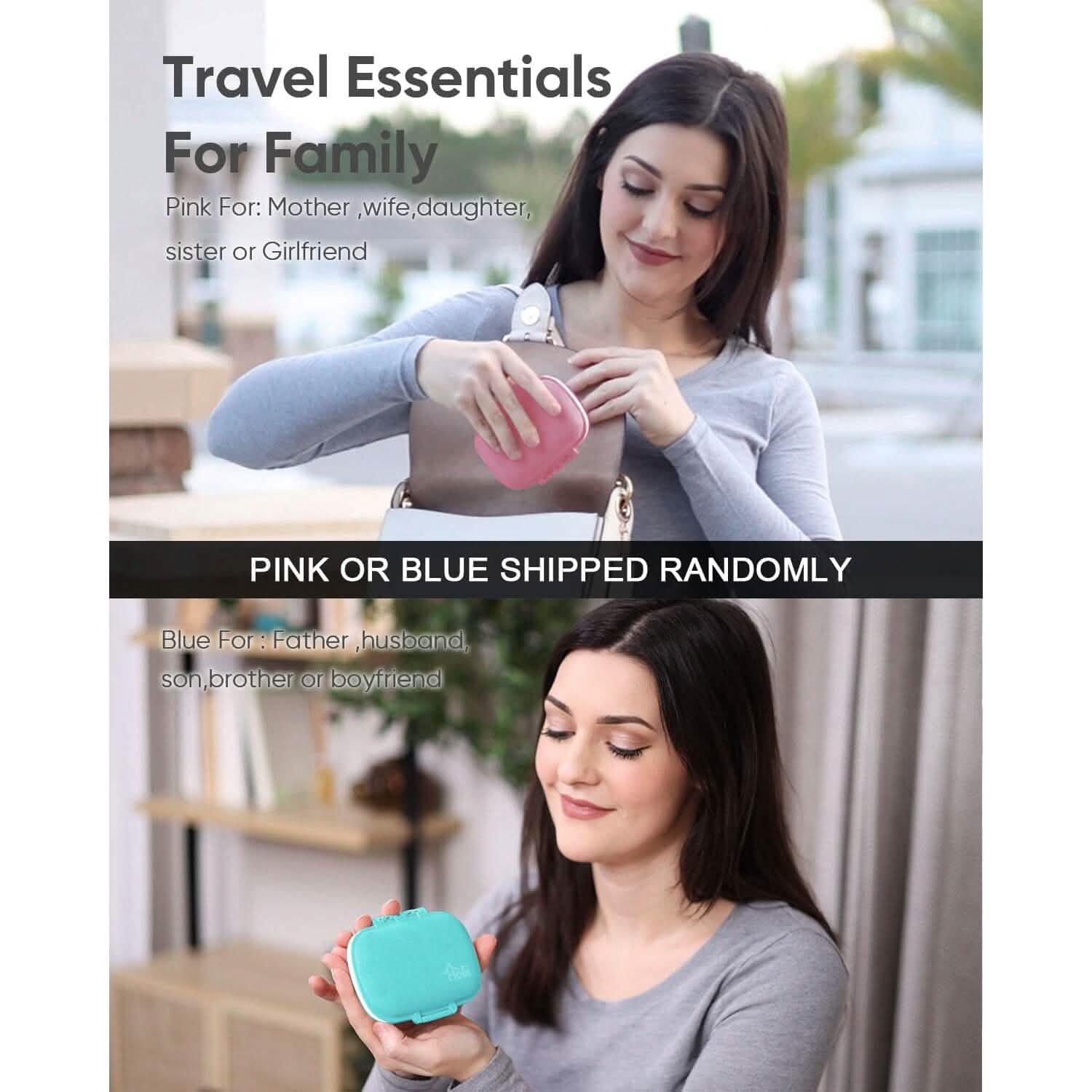 8 Compartments Travel Pill Organizer DailySale