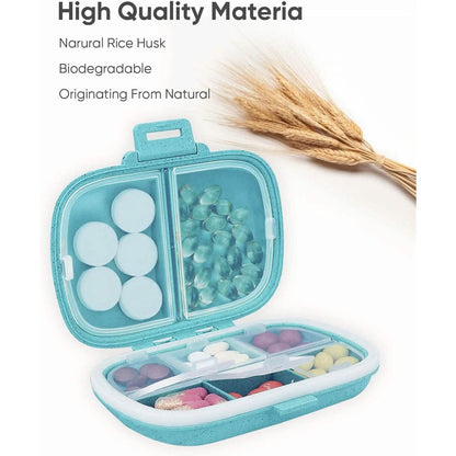 8 Compartments Travel Pill Organizer DailySale