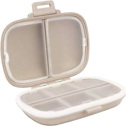 8 Compartments Travel Pill Organizer DailySale