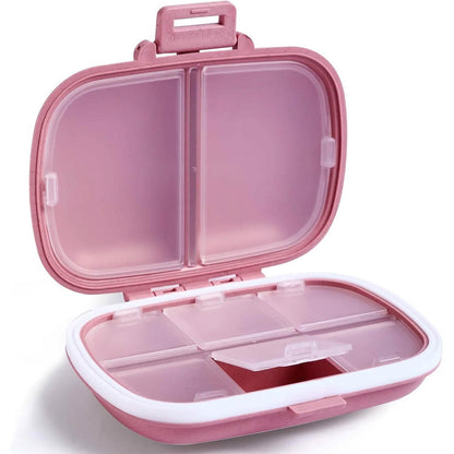 8 Compartments Travel Pill Organizer DailySale
