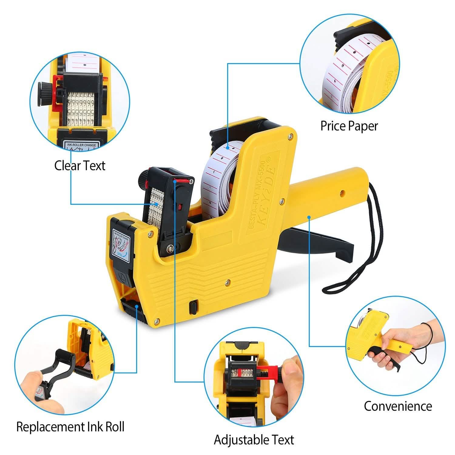 8 Digits Price Numerical Tag Gun DailySale