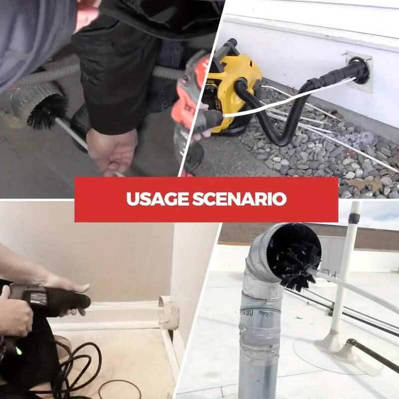 8 Ft. Dryer Vent Cleaning Brush DailySale