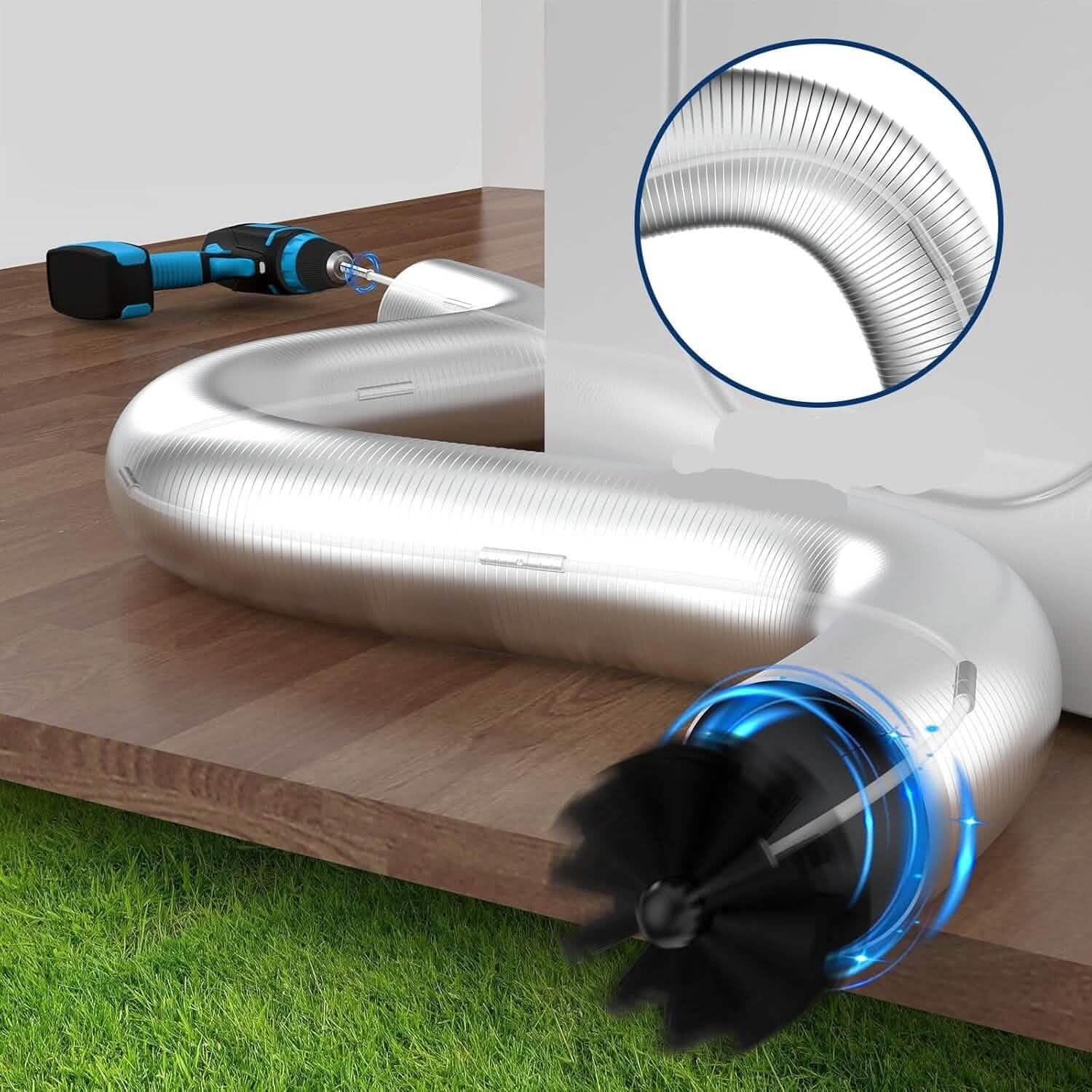 8 Ft. Dryer Vent Cleaning Brush DailySale