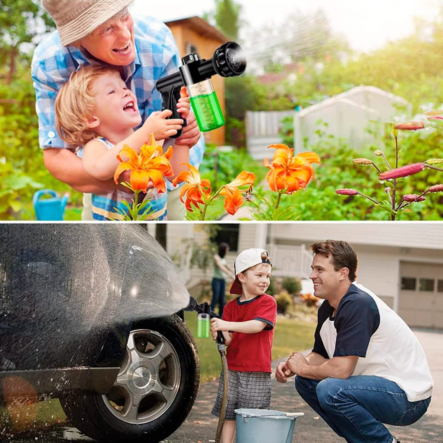8-in-1 Foam Garden Hose Nozzle Soap Sprayer DailySale