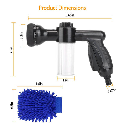 8-in-1 Foam Garden Hose Nozzle Soap Sprayer DailySale
