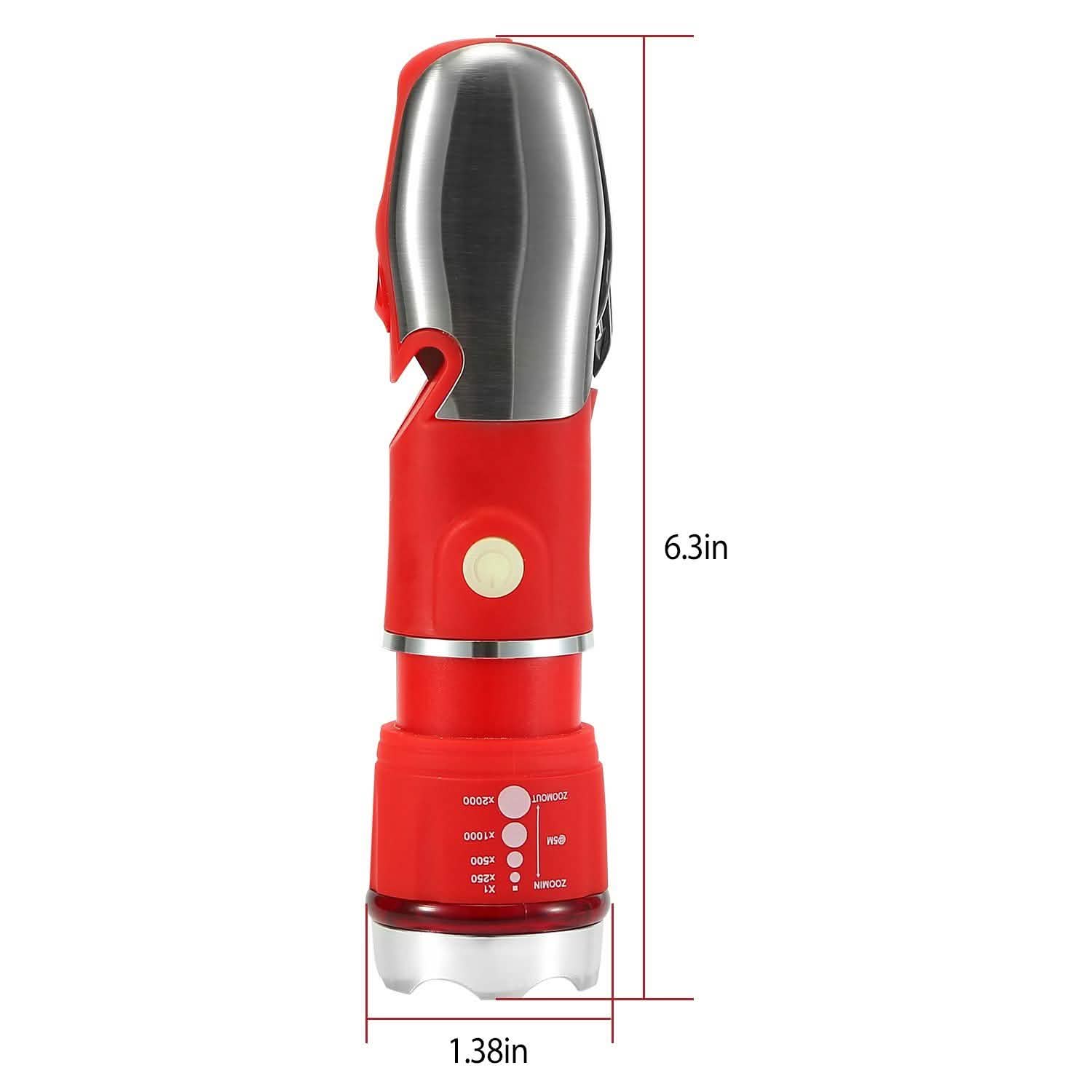 8-in-1 Multi-Tool Hammer Zoomable Emergency Flashlight DailySale