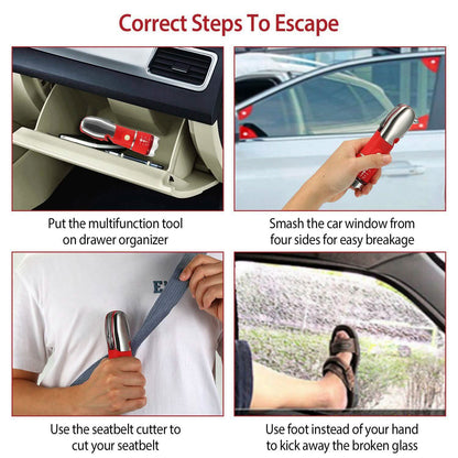 8-in-1 Multi-Tool Hammer Zoomable Emergency Flashlight DailySale