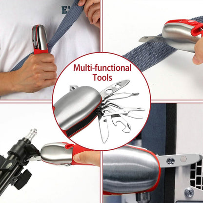 8-in-1 Multi-Tool Hammer Zoomable Emergency Flashlight DailySale