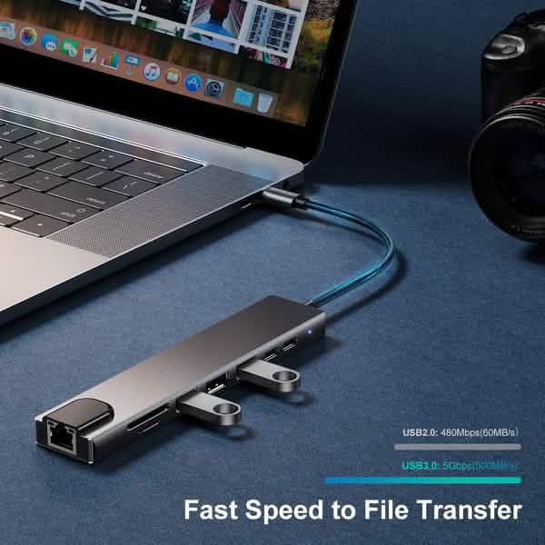 8-in-1 USB 3.0 Hub DailySale