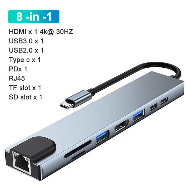 8-in-1 USB 3.0 Hub DailySale