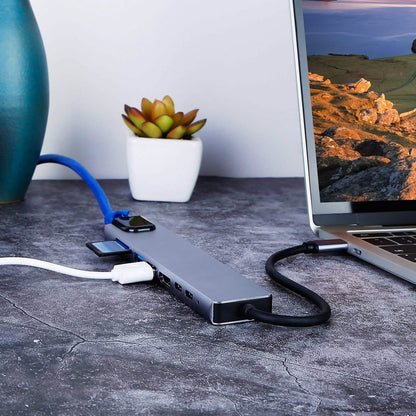 8-in-1 USB Hub Adapter with Ethernet DailySale