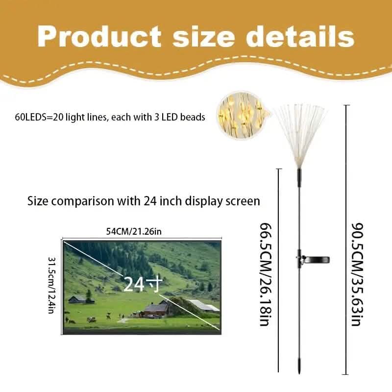 8 Lighting Modes Solar Festival Viewing Decorative Outdoor Lights DailySale