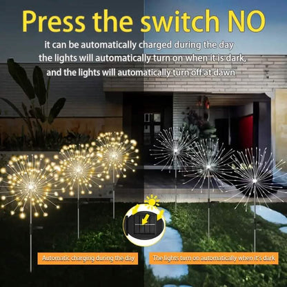 8 Lighting Modes Solar Festival Viewing Decorative Outdoor Lights DailySale