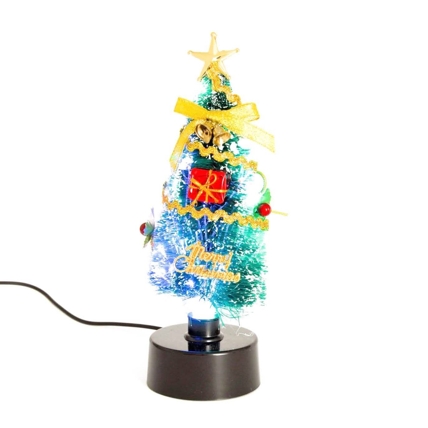 8" Mini Lighted USB Christmas Tree DailySale