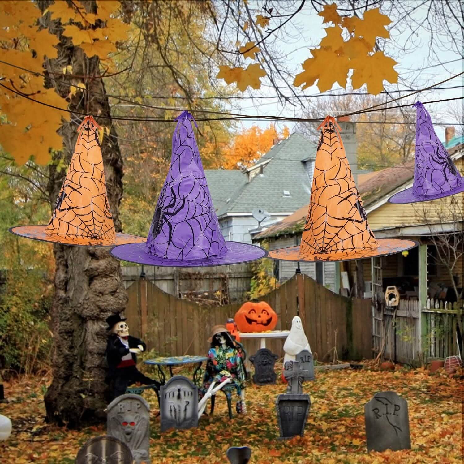 8-Pack: 13ft Witch Hat Hanging String LED Light DailySale
