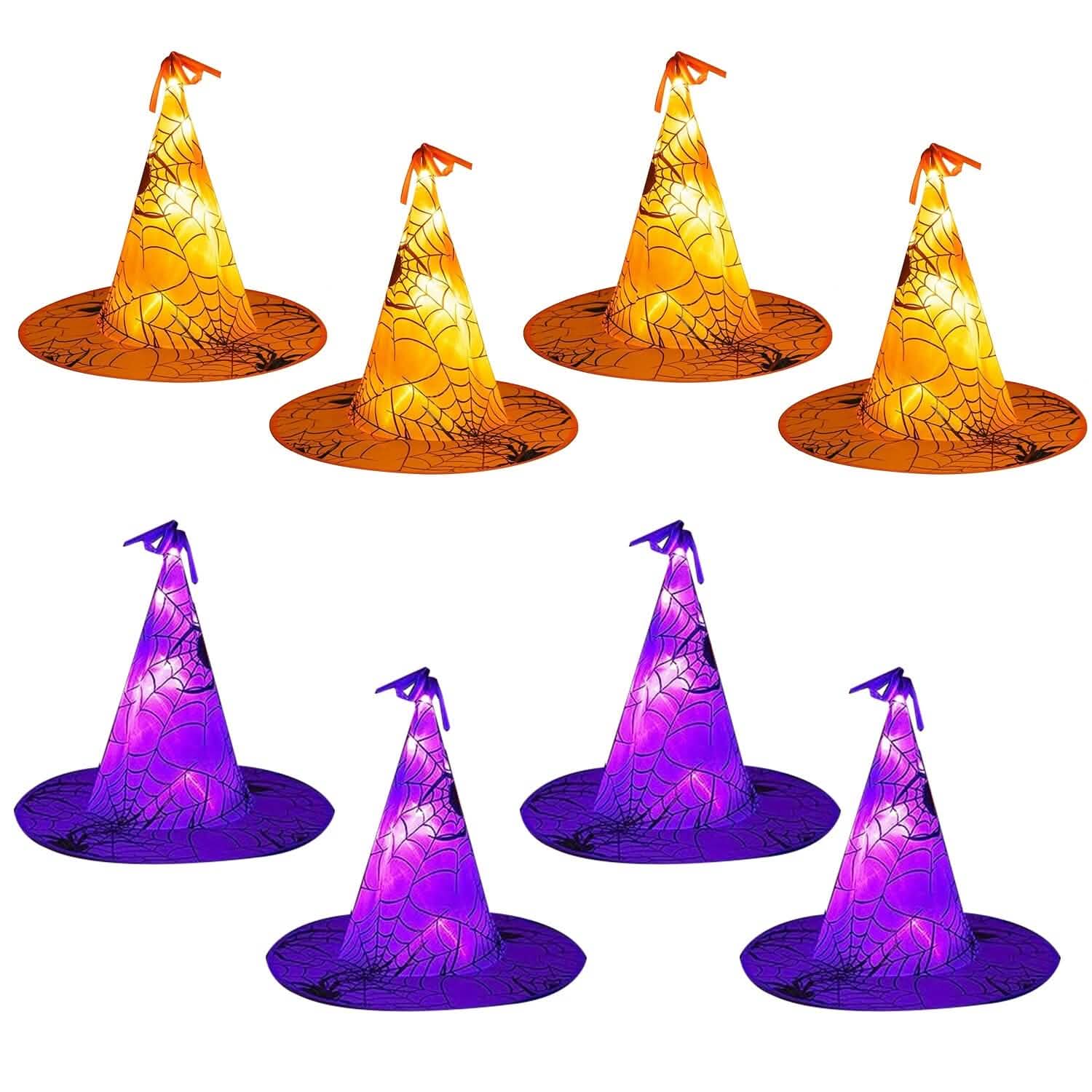 8-Pack: 13ft Witch Hat Hanging String LED Light DailySale
