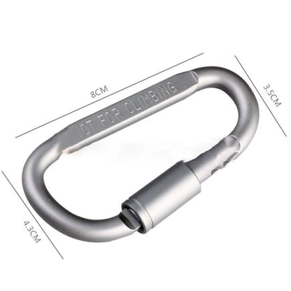 8-Pack: Aluminum Outdoor Carabiner DailySale