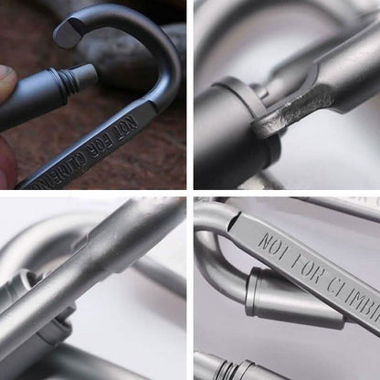 8-Pack: Aluminum Outdoor Carabiner DailySale