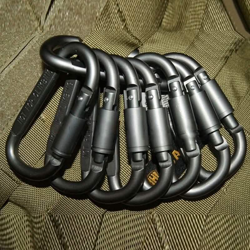 8-Pack: Aluminum Outdoor Carabiner DailySale