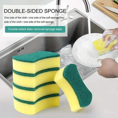 8-Pack: Double-Sided Multifunctional Cleaning Sponge DailySale