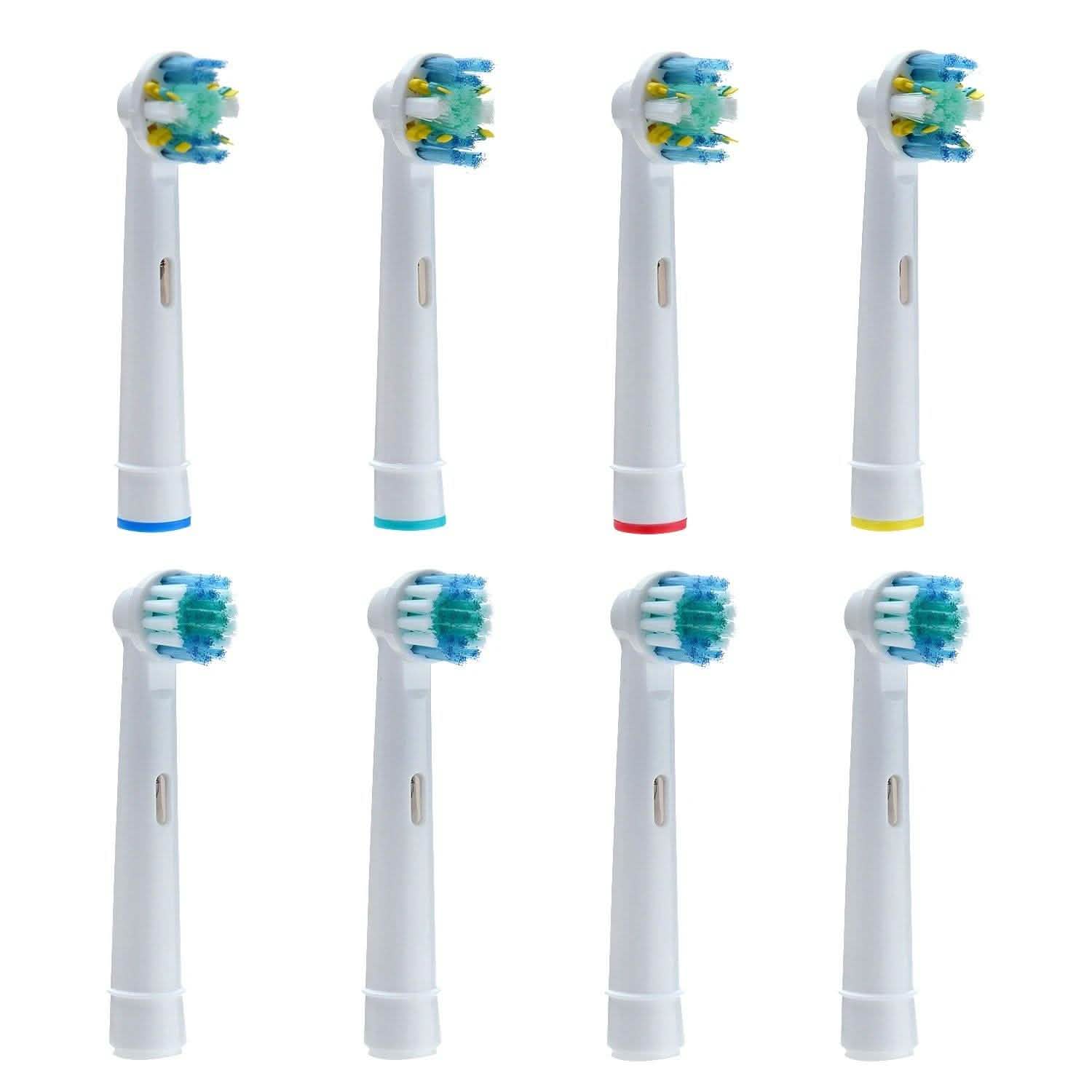 8-Pack: Generic Oral-B Braun Electric Toothbrush Heads Replacement Round Soft DailySale