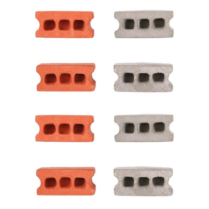 8-Pack: Multicolored Kikkerland Cinder Block Magnets DailySale