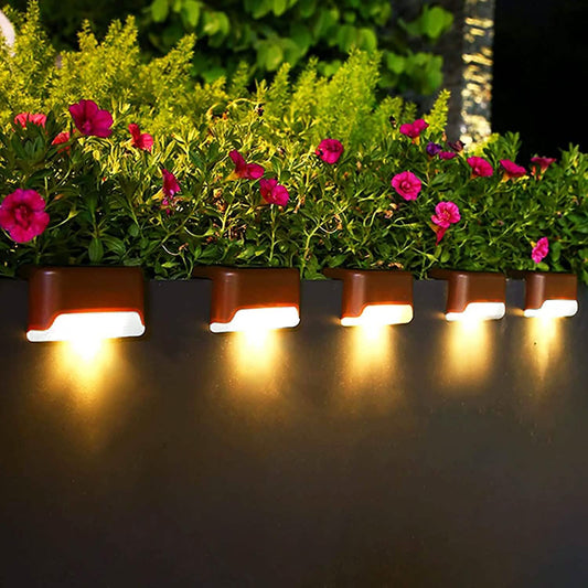 8-Pack: Solar LED Deck & Step Lights DailySale