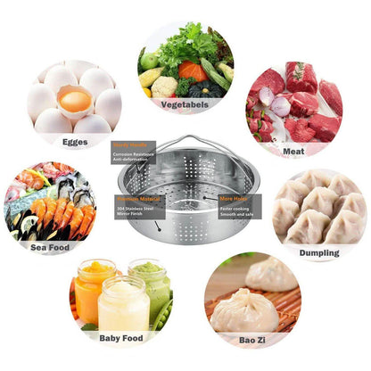 8-Pack: Steamer Basket Egg Steam Rack Camping Cooking Set DailySale