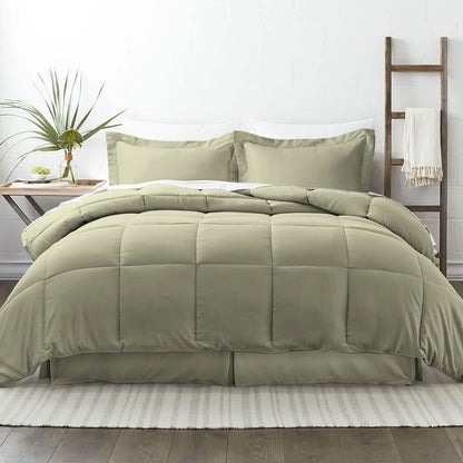 8-Piece: Bed in a Box Hypoallergenic Double Brushed Deep Pocket Set DailySale