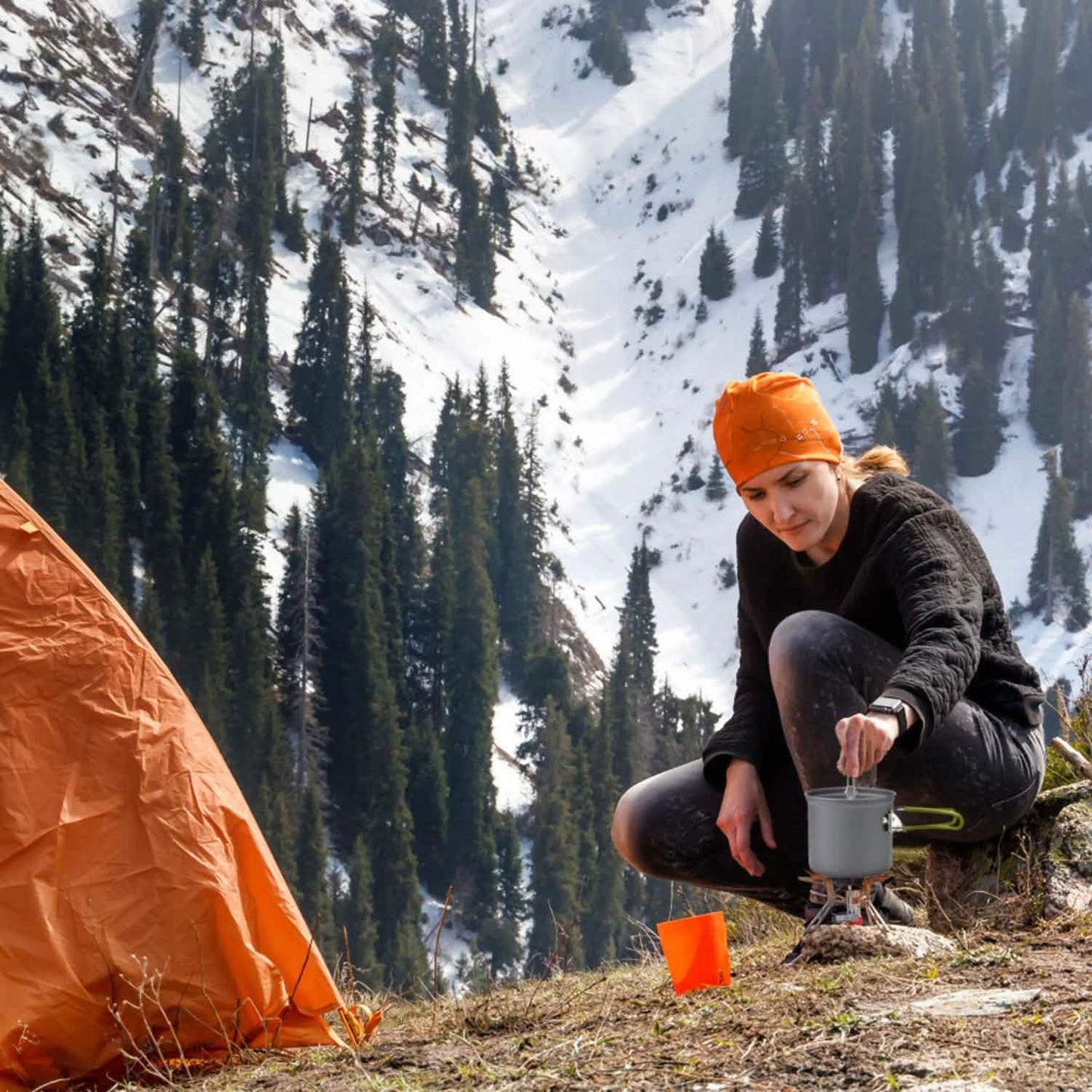 8-Piece: Camping Cooking Ware Set DailySale