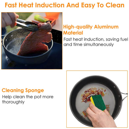 8-Piece: Camping Cooking Ware Set DailySale