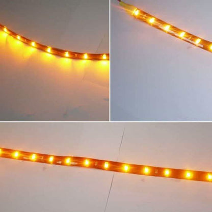 8-Piece: Flexible Waterproof LED Strip Light for Car DailySale